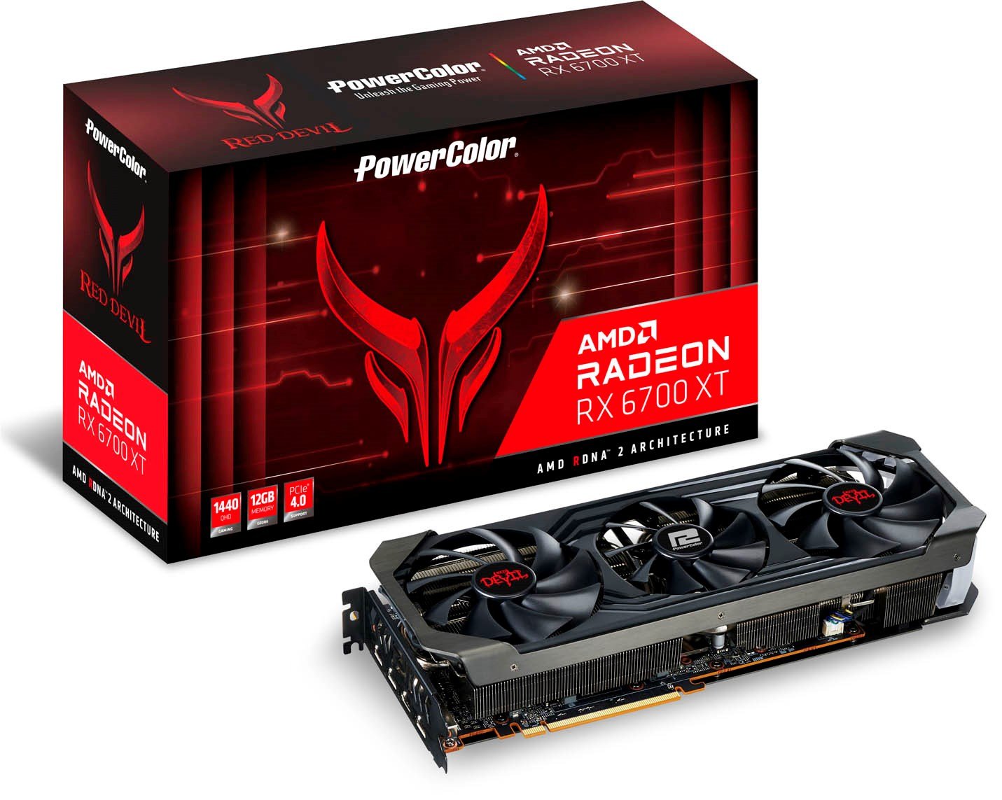 PowerColor Radeon RX 6700 XT Red Devil 12GB OC GPU